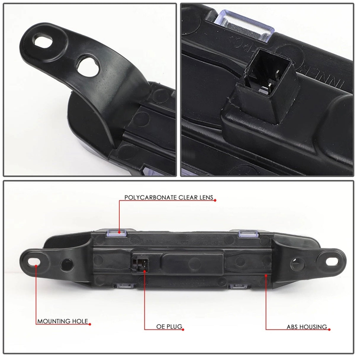 2006-2010 Dodge Charger LED 3RD Brake Light Clear